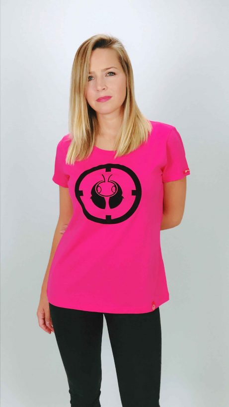 Camiseta MUJER Rosa G-LOW Negro | G-LOW ® T-SHIRTS【 SHOP ONLINE 】